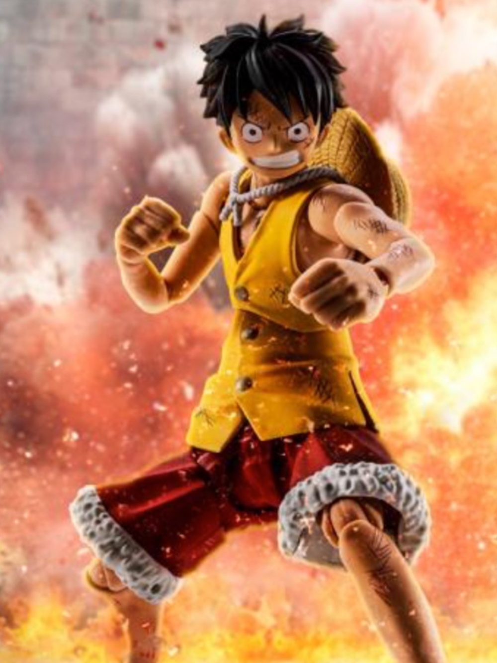 Monkey D Luffy -Summit War of Marineford- "One Piece", TAMASHII NATIONS S.H.Fig